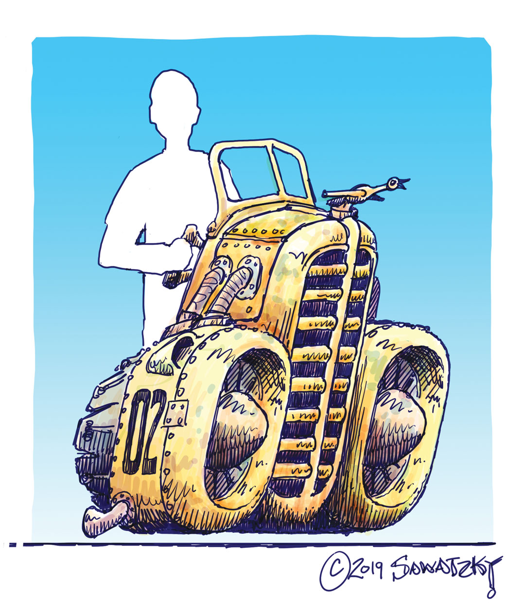 We do one major trade show each year that caters to the theme park industry. We are currently building a photo opportunity vehicle that will be displayed in our booth. We call it the Jetcabob. It is a jet powered, hover vehicle. Guests will be encouraged to stand behind it to have their picture taken. Our company name will be prominently located behind them. It will be like giving out a business card that is unforgettable!